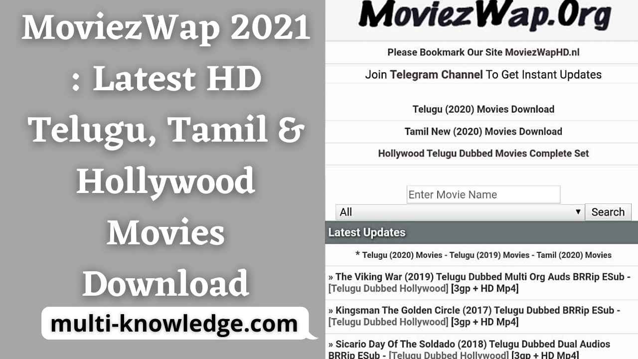 MoviezWap 2021 : Latest HD Telugu, Tamil & Hollywood Movies Download